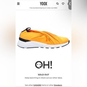 Casadei Orange Sneakers